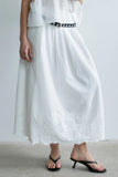 Chloe Embroidered Maxi Skirt