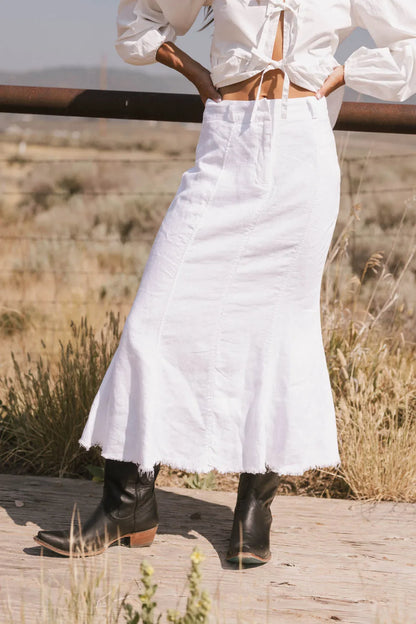 Dae Maxi Skirt in Natural FINAL SALE
