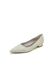 Simple Lace Pointed Toe Kitten Heels