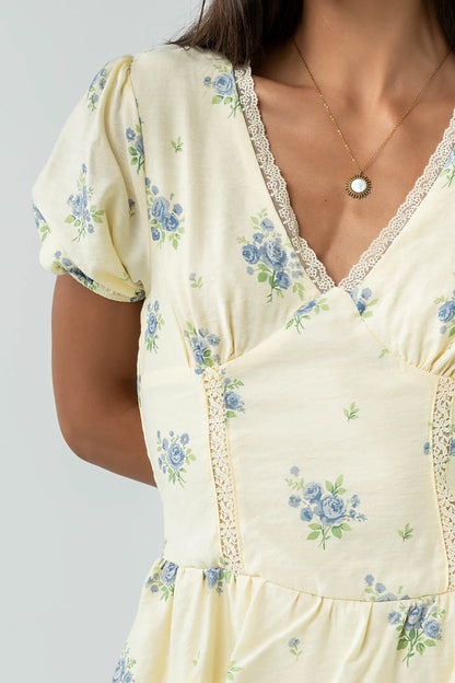 Marina Floral Mini Dress