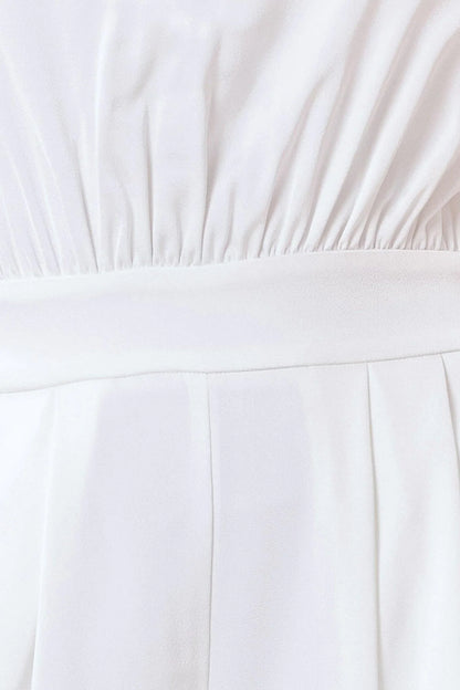MODERN EASE WHITE JUMPSUIT
