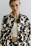 Tasha Cow Print Shacket