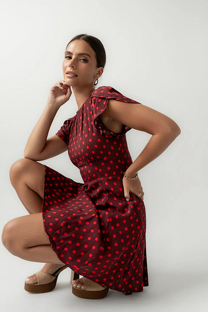 Brandy Polka Dot Mini Dress FINAL SALE
