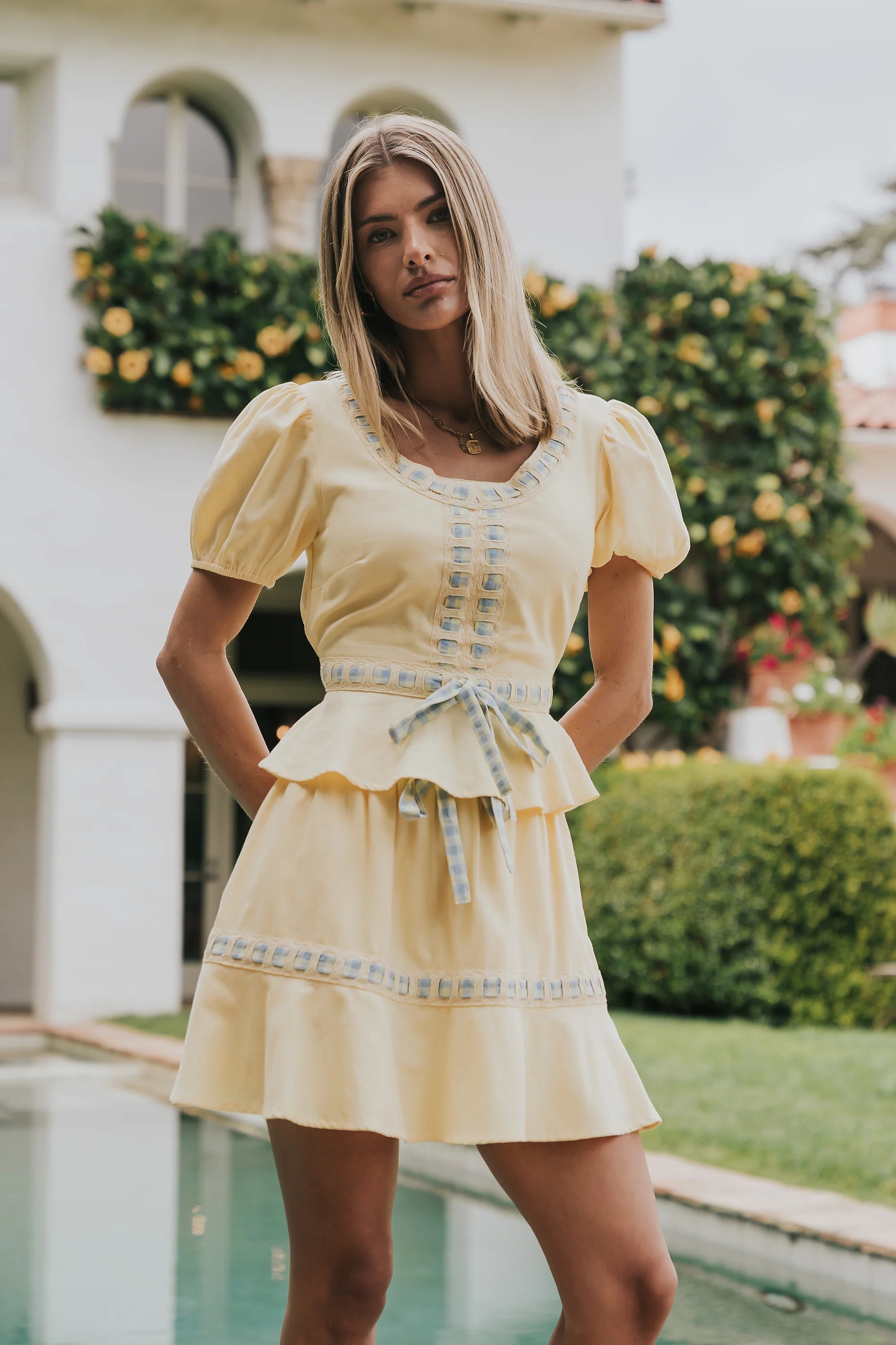 Wesley Baby Doll Top in Yellow