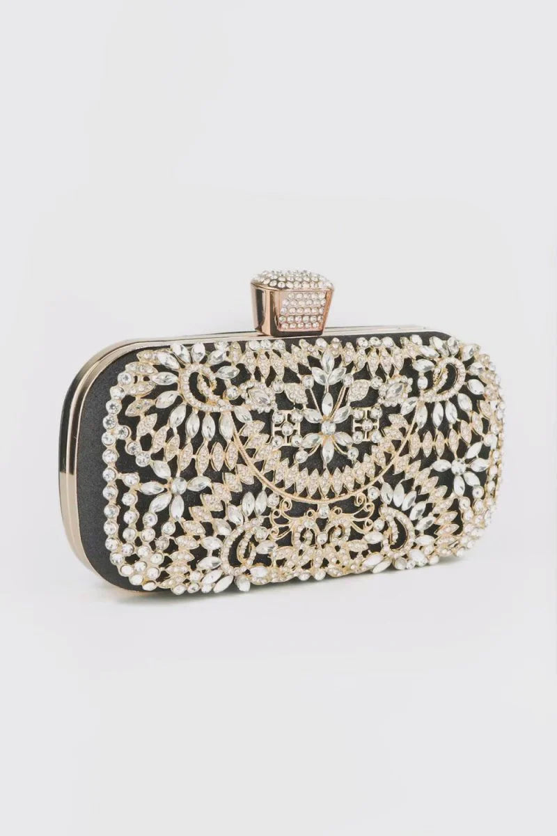 Luxurious Flower Clutch Bag