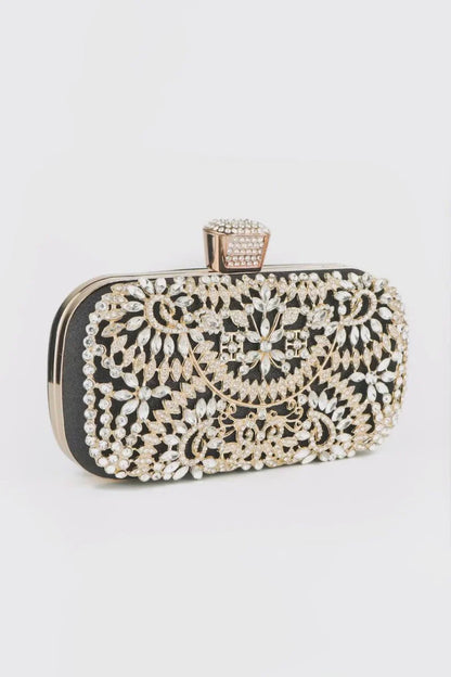 Luxurious Flower Clutch Bag