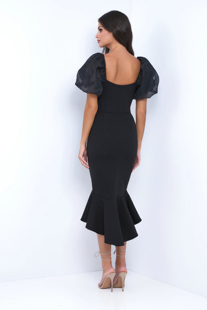 Diana Midi Dress Black