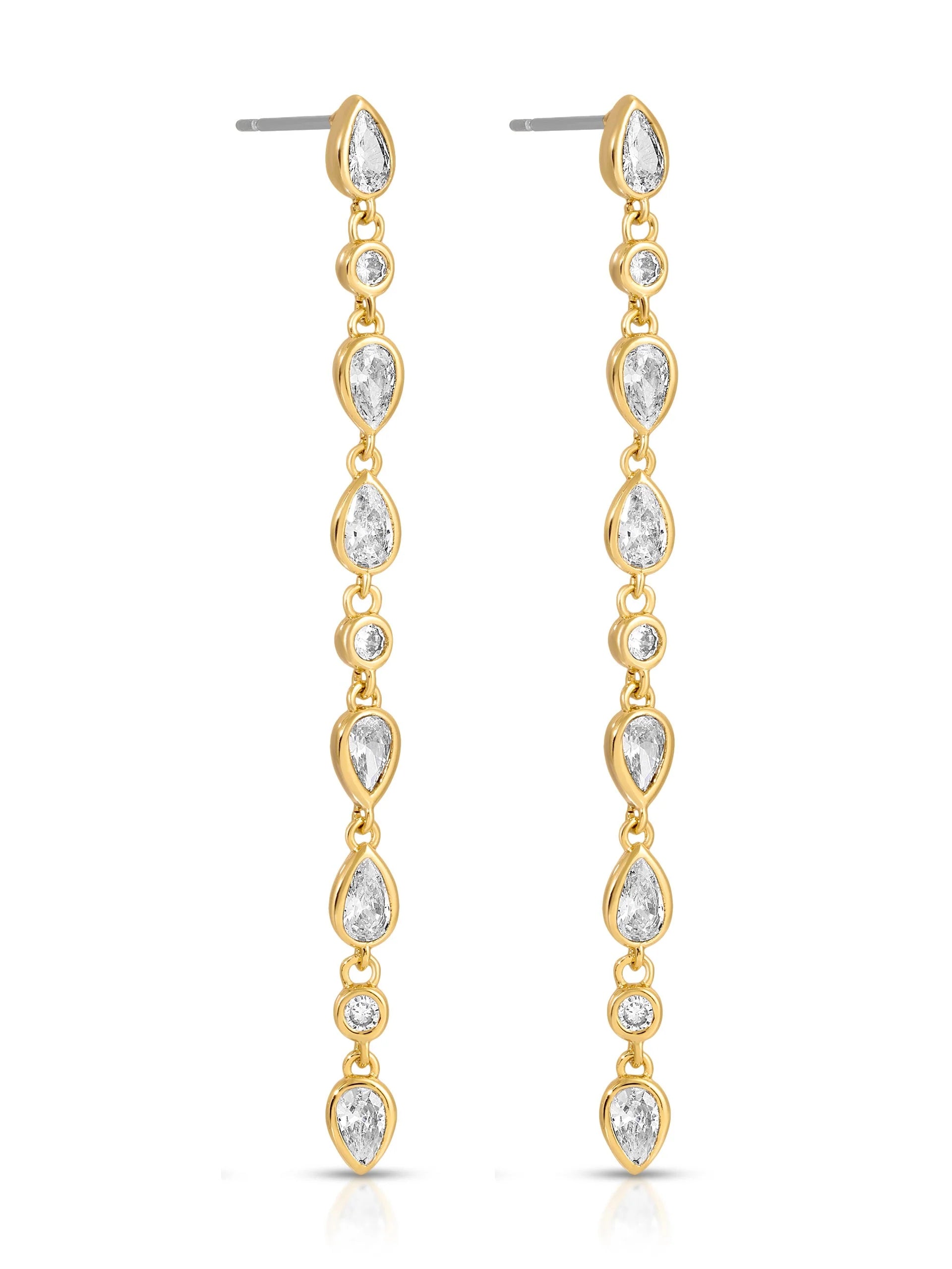 Crystal Rainfall Earrings