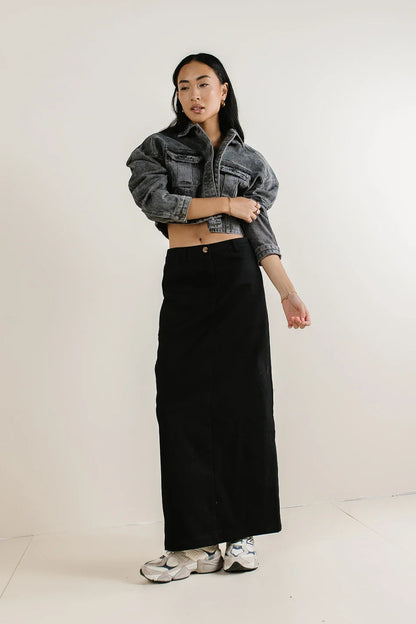 Madelynn Skirt in Black FINAL SALE
