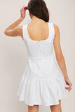 SKY GARDEN WHITE MINI DRESS