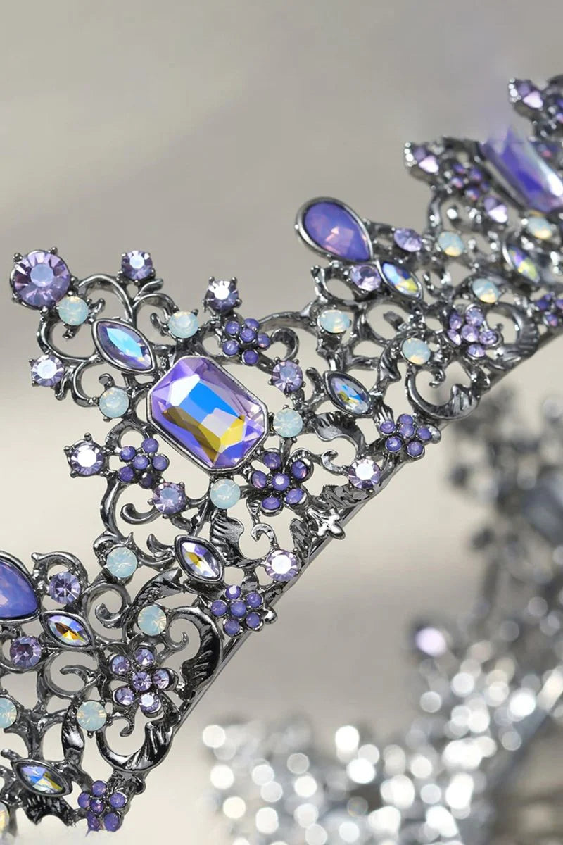 Baroque Colorful Crystal Crown