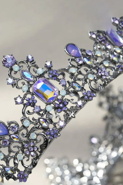 Baroque Colorful Crystal Crown