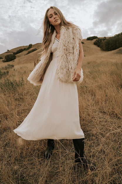 Kaydence Maxi Dress in Cream FINAL SALE