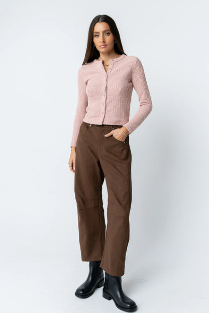 Warren Suede Barrel Pants FINAL SALE
