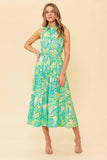 DAYS WITH YOU MIDI SHIRT DRESS GREEN