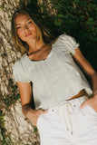 Laney Relaxed Blouse in Sage FINAL SALE