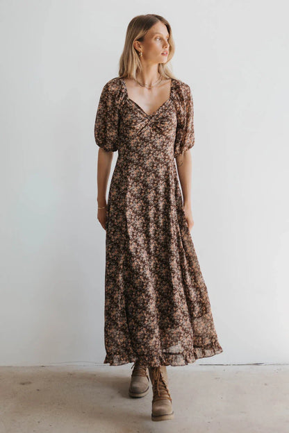 Jordana Floral Maxi Dress FINAL SALE