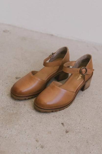 Seychelles Lock and Key Heel in Tan