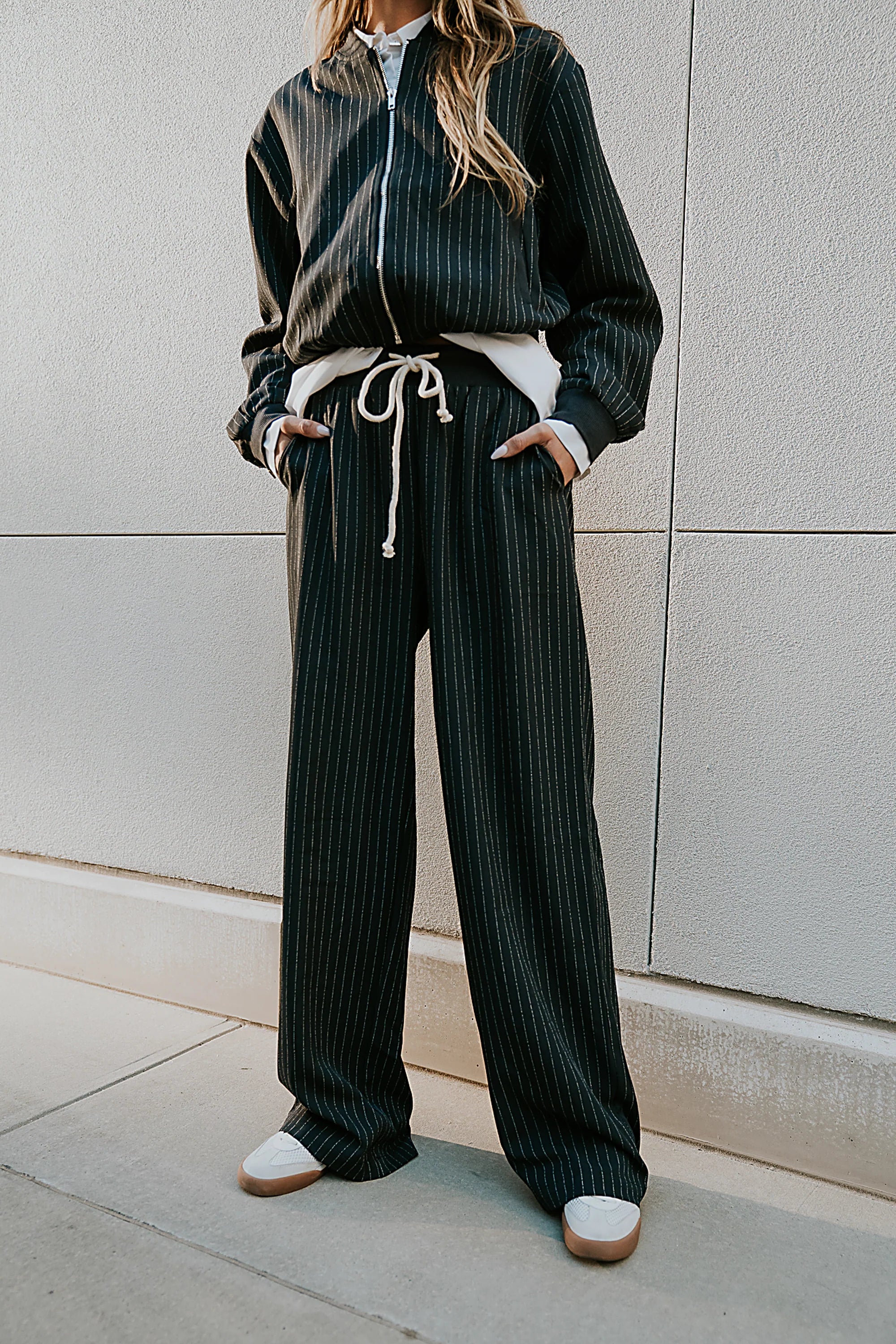 Valeria Striped Straight Leg Pants FINAL SALE