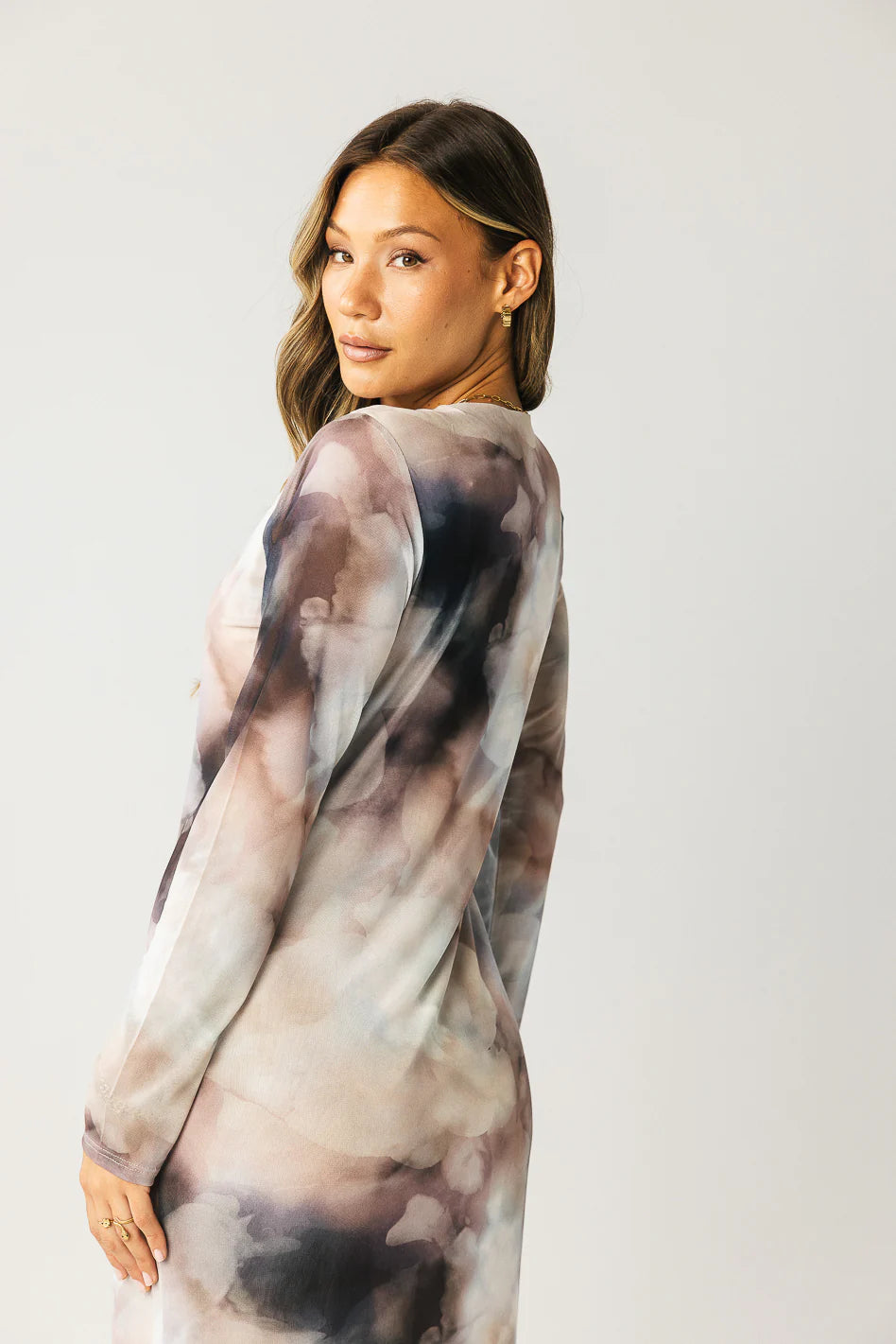 Jamie Watercolor Bodycon Dress FINAL SALE