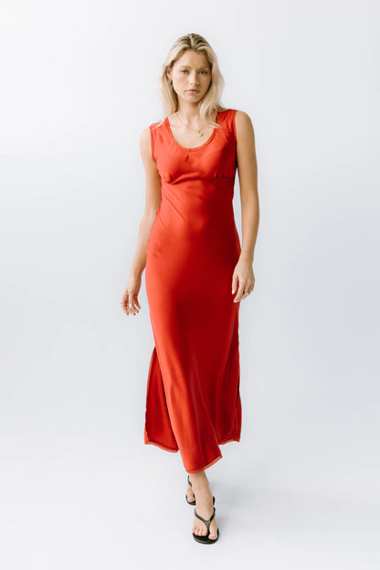 Kesley Maxi Dress in Red