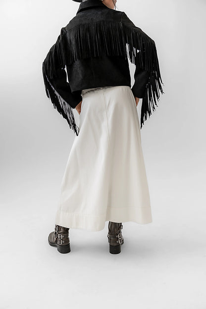 Eddie Denim Maxi Skirt FINAL SALE