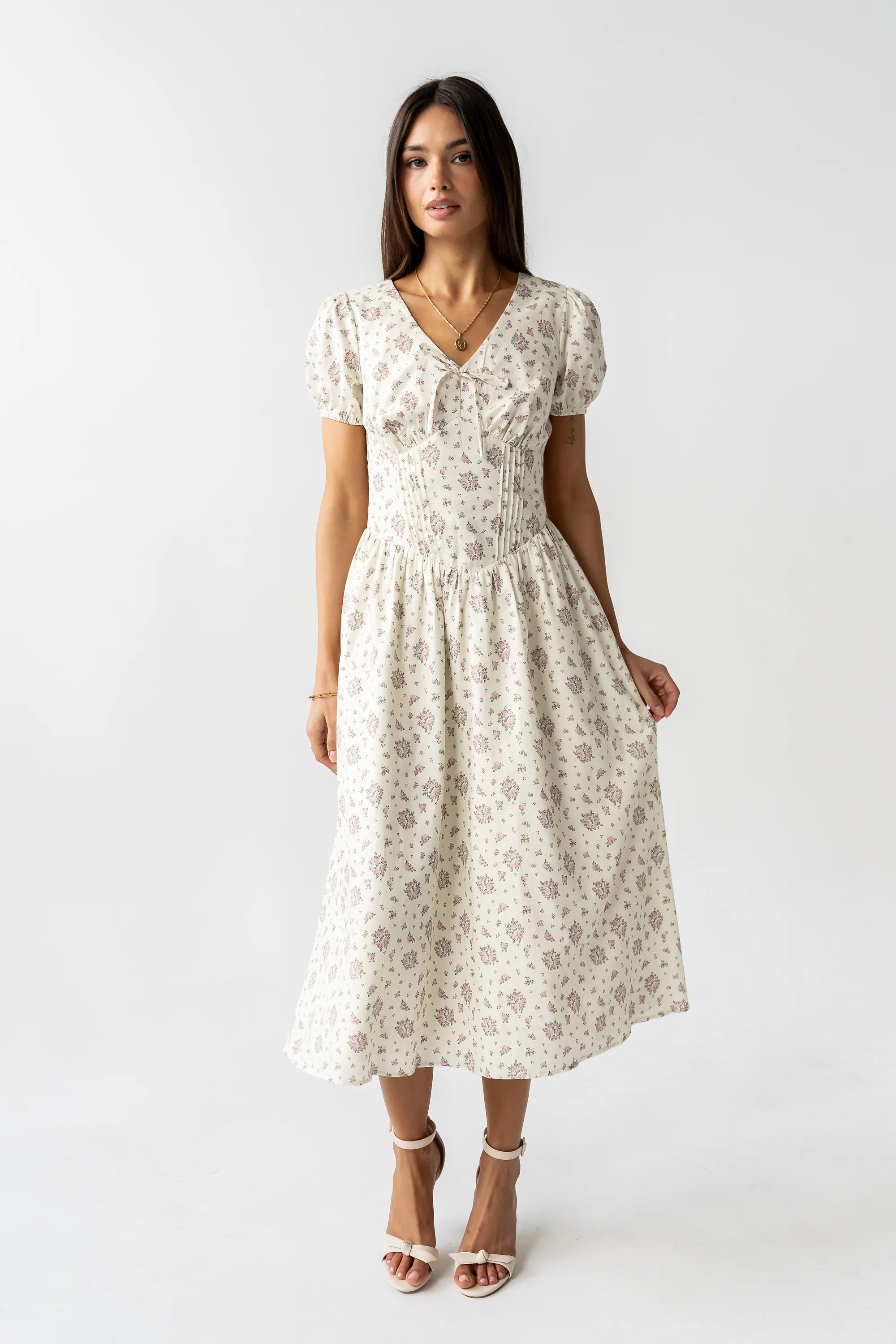 Trish Floral Midi Dress