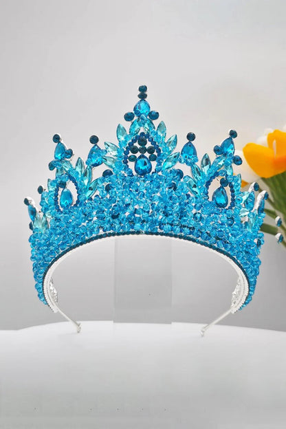 Pink Rhinestone Queen Tiara