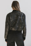 Clarissa Bomber Jacket in Black FINAL SALE