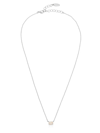 Layered Opal Lariat Necklace Set of 3