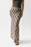 Cecily Plaid Midi Skirt FINAL SALE