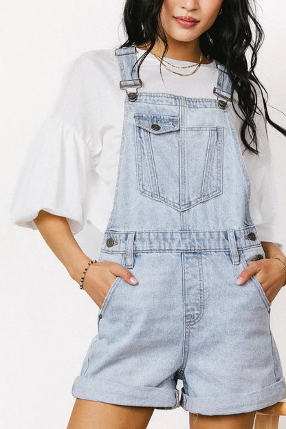 Reagan Denim Shortalls FINAL SALE