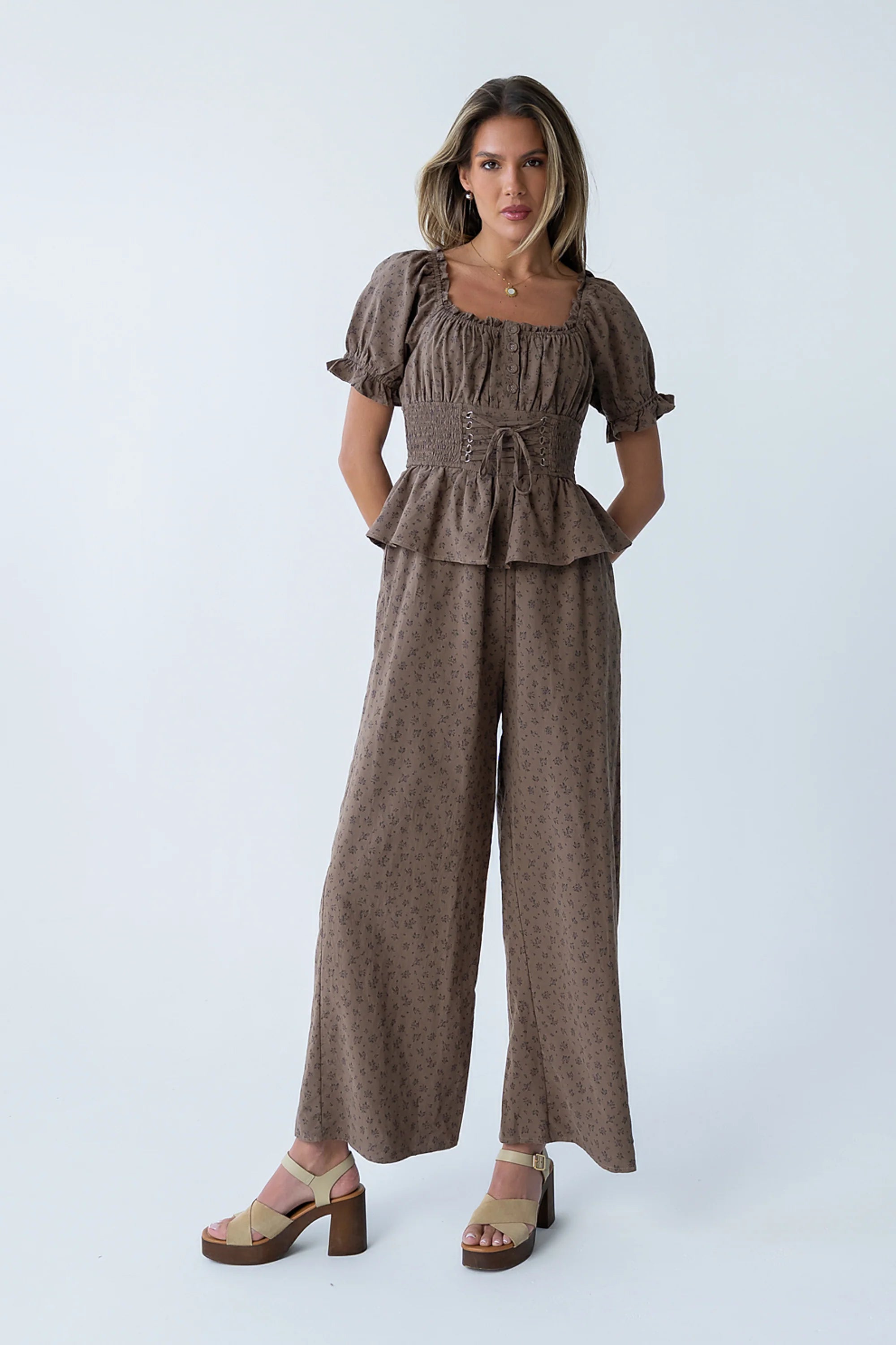 Nancy Floral Jumpsuit