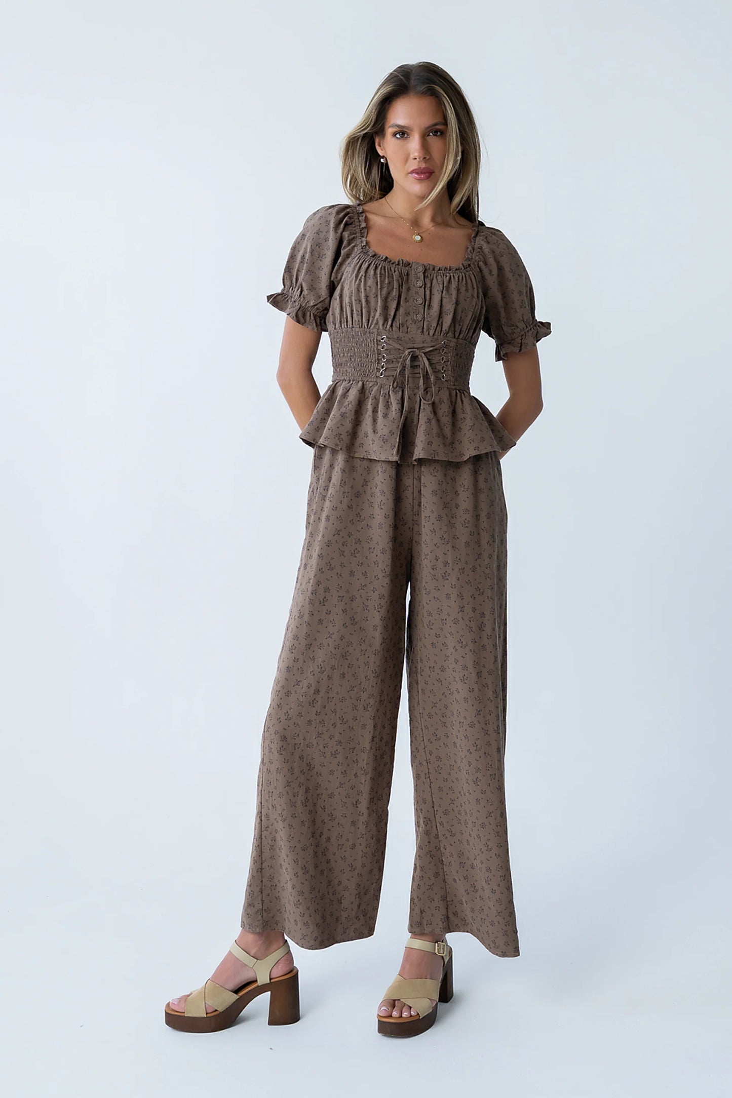Nancy Floral Jumpsuit