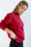 Marie Oversized Sweatshirt in Red FINAL SALE
