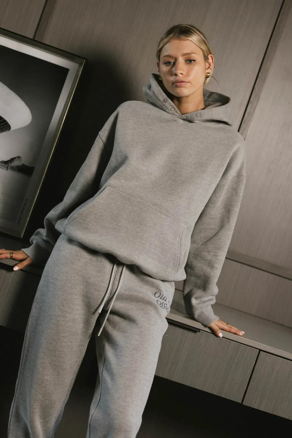Out of Office Sweatshirt in Heather Grey FINAL SALE