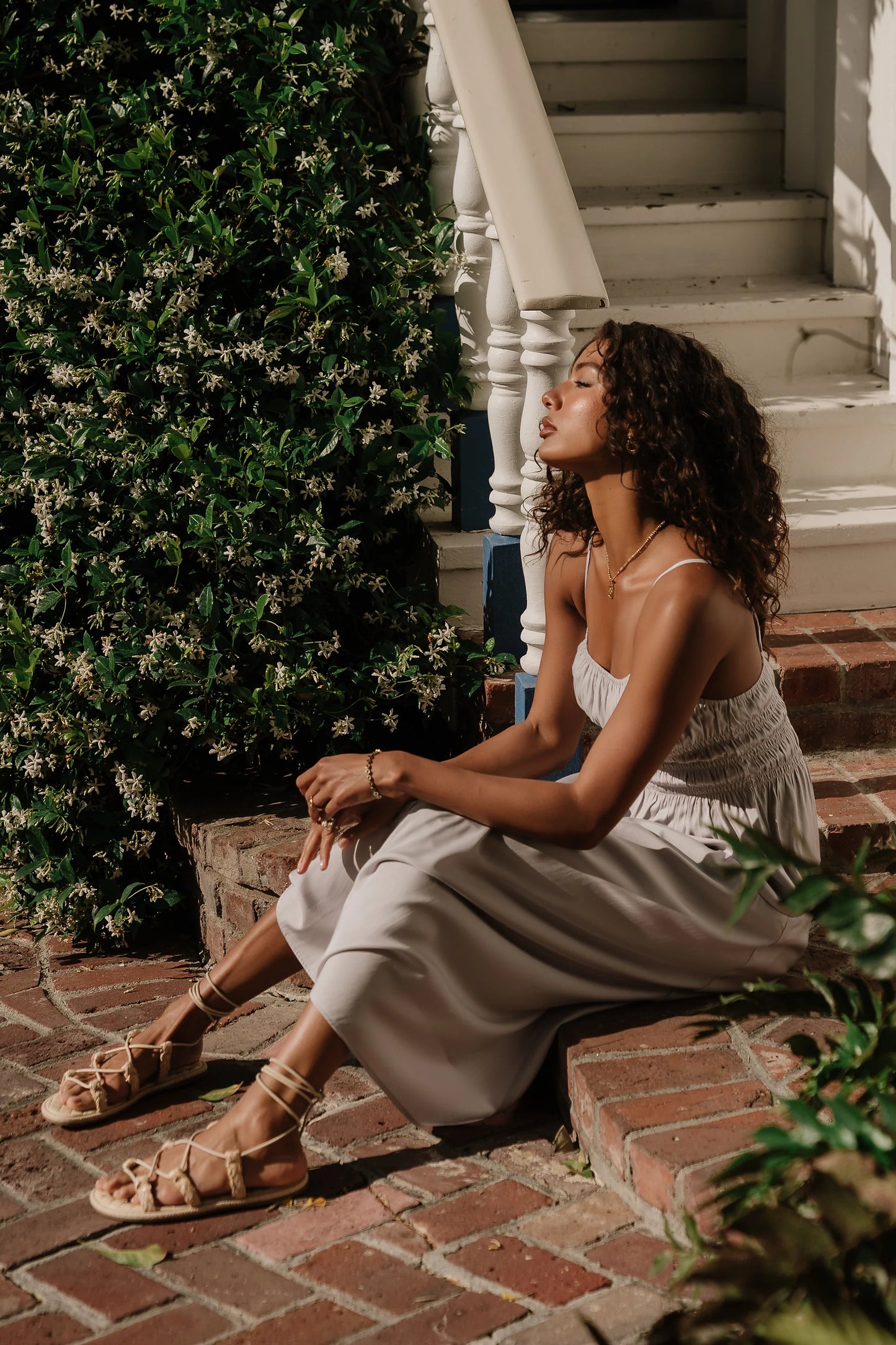 Mariella Smocked Maxi Dress
