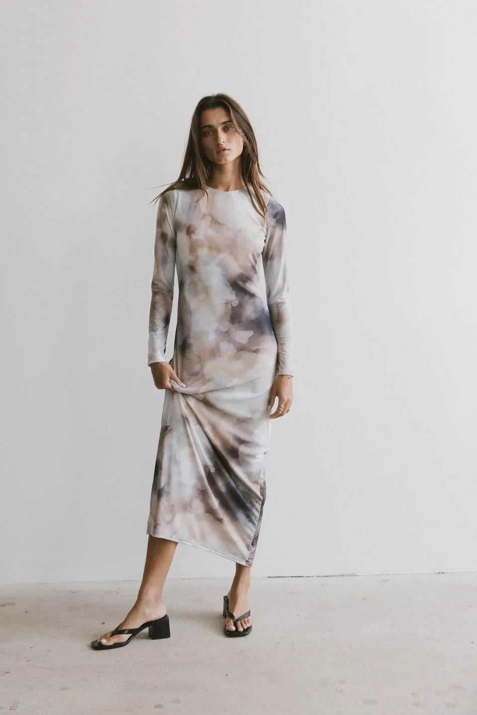 Jamie Watercolor Bodycon Dress FINAL SALE