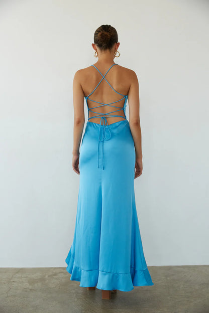 Kimber Floral Ruffle Maxi Dress