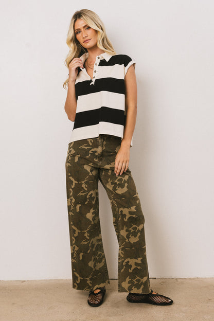 Atlas Camo Wide Leg Jeans FINAL SALE