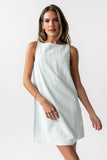 Aria Mini Dress in Blue