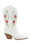 Allison Floral Embroidered Western Boot