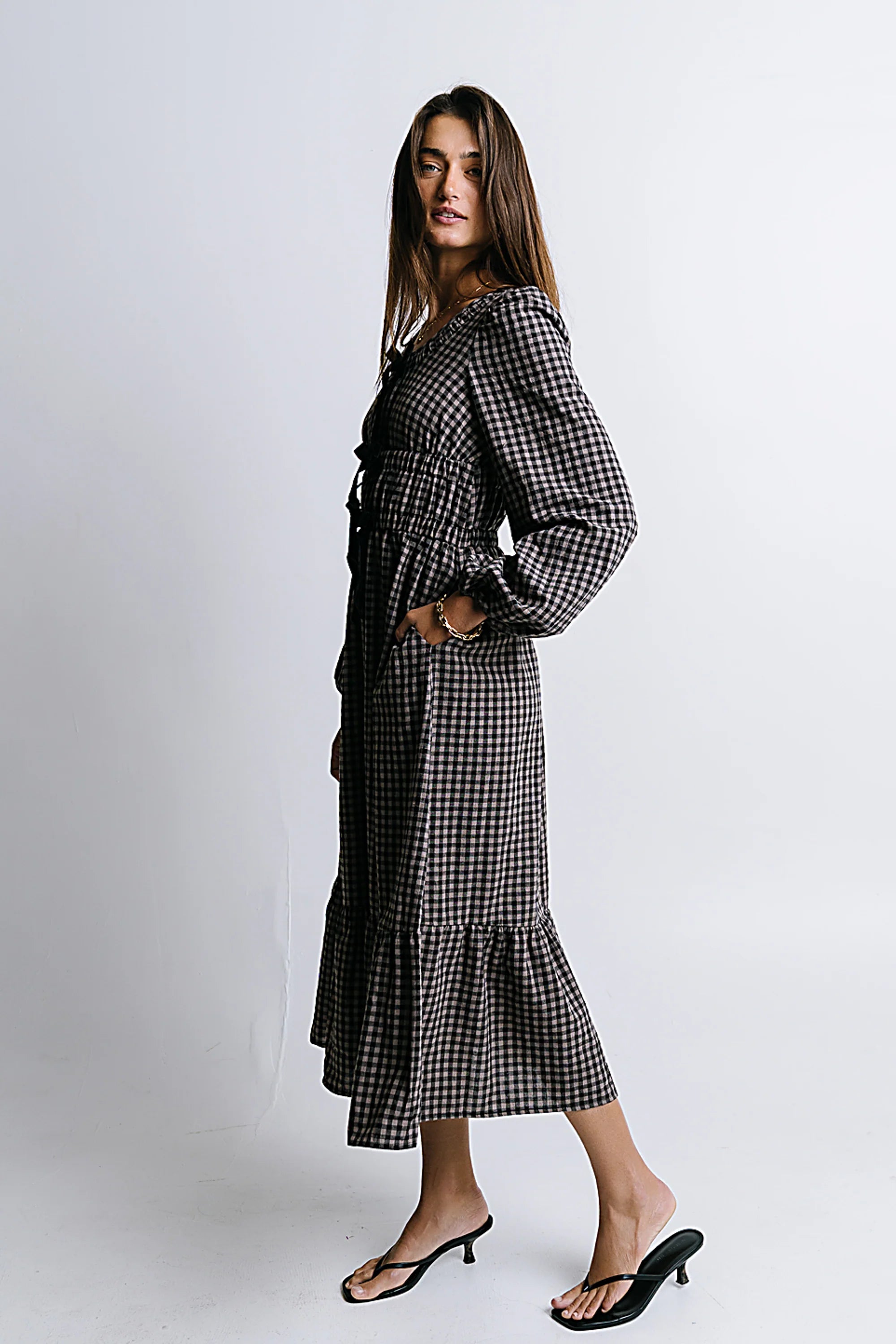 Anista Anne Maxi Dress in Black