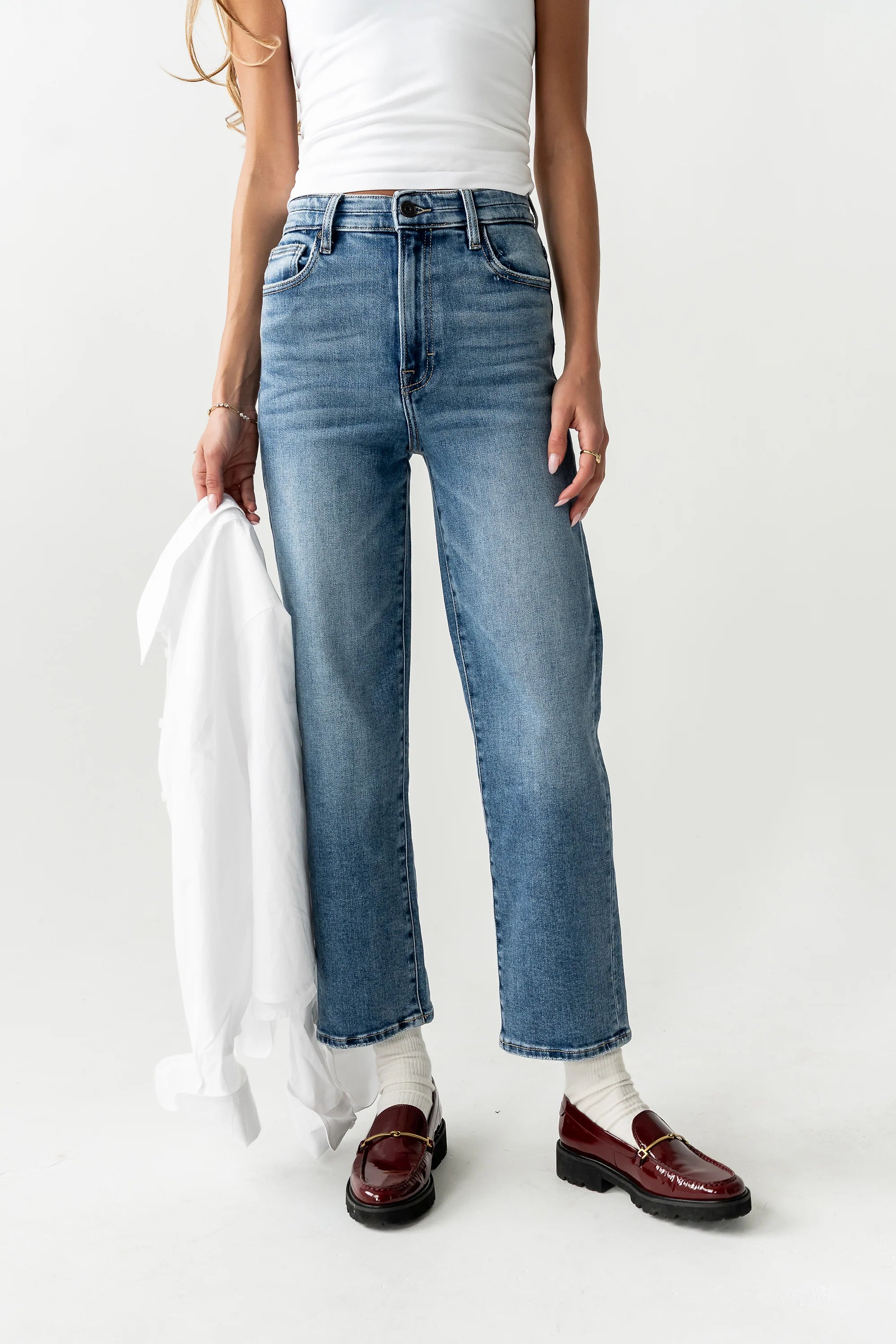 Quiney Relaxed Straight Leg Jeans
