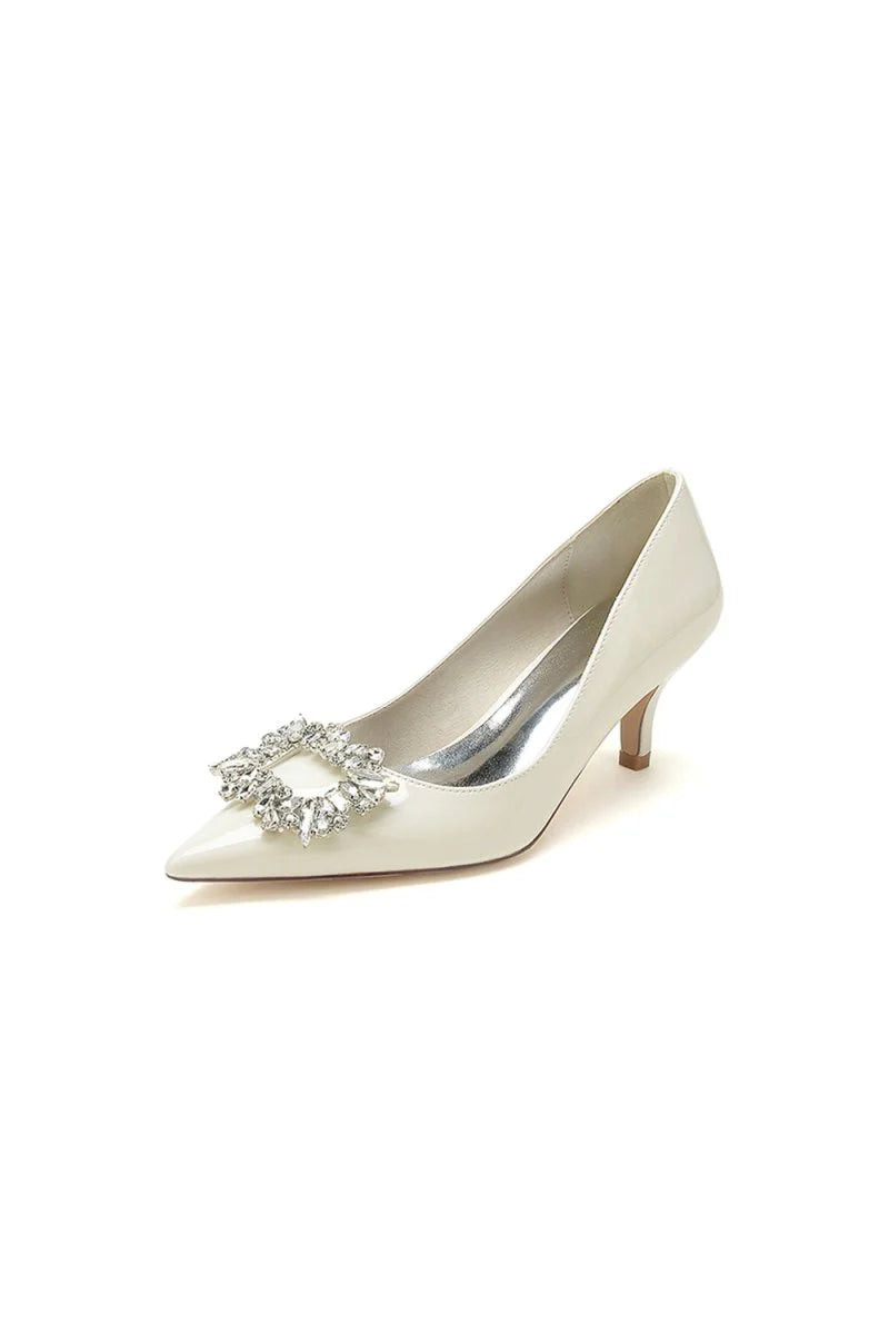Rhinestone Pointed Toe Stiletto Heel Party Shoes
