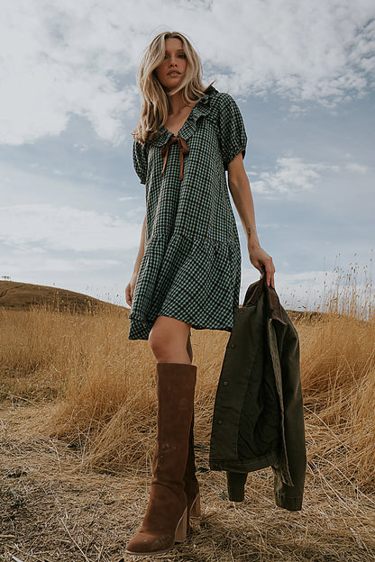 Franklin Gingham Midi Dress