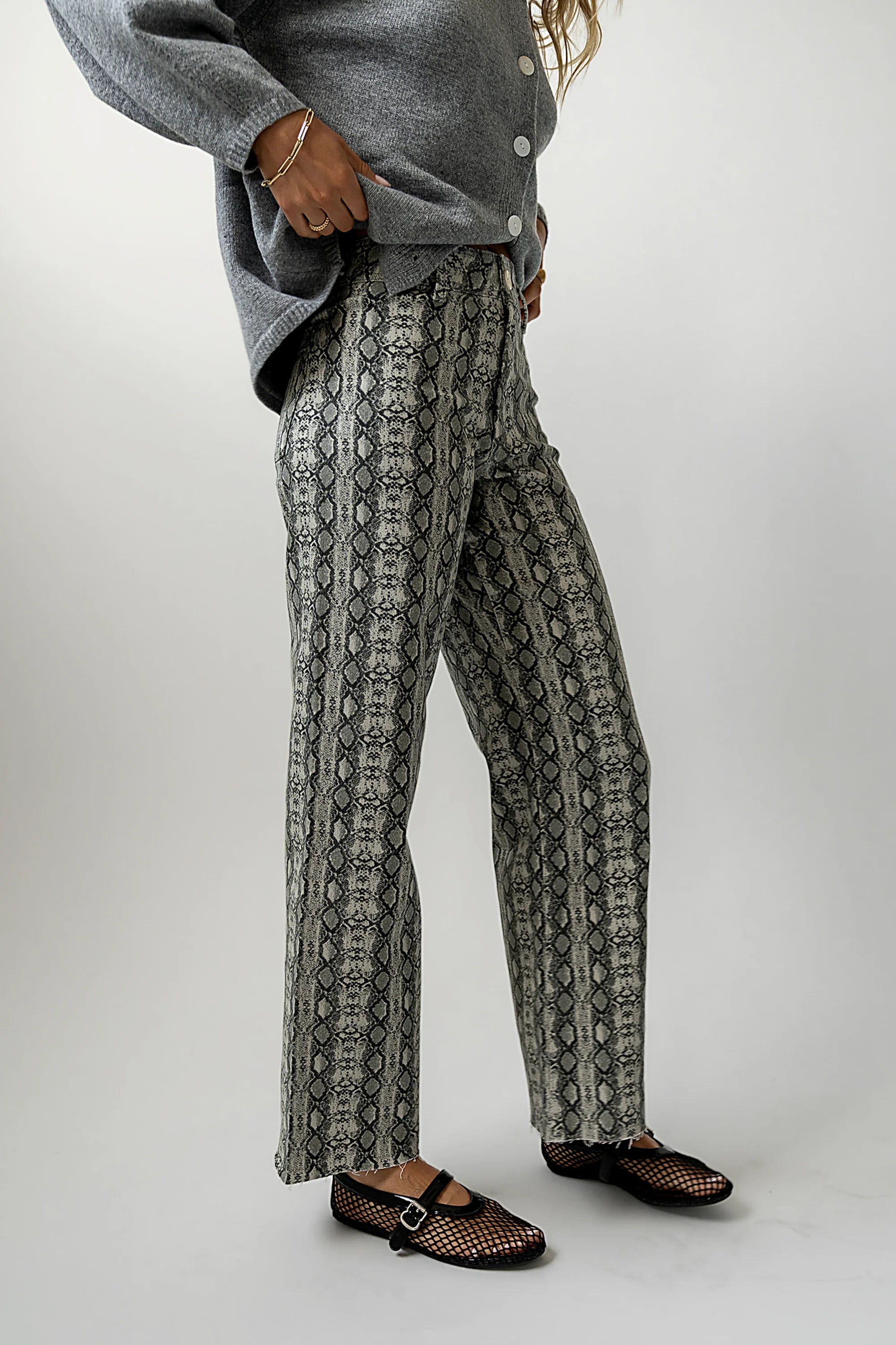 Brynn Snake Print Pants FINAL SALE