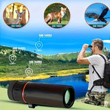 a portable handheld monocular telescope